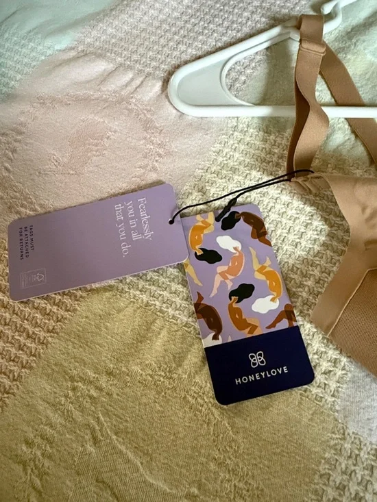 Honeylove Nude Seamless Wireless Comfort Bra Brand new with tags XS 32B/C - Picture 3 of 7